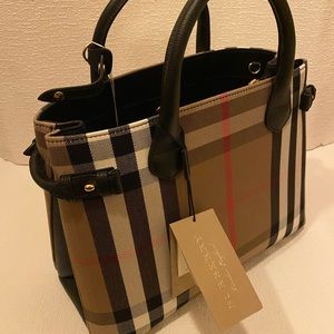 Authentic Burberry Banner Satchel Bag Brand New